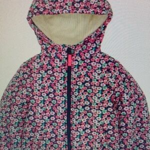 Floral Kids Jacket with Hood